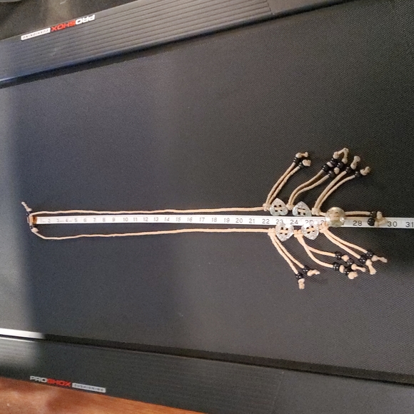 Hearts n Concho Beaded Cord Neclace/Belt - Picture 9 of 9